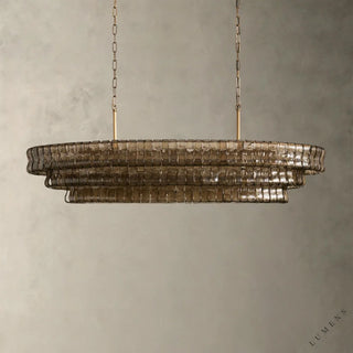 Ghiaccio Oval Chandelier 54’’ 65’’ - chandelier