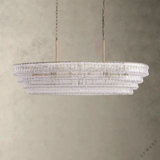 Ghiaccio Oval Chandelier 54’’ 65’’ - chandelier