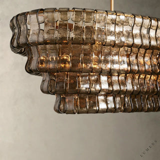Ghiaccio Oval Chandelier 54’’ 65’’ - chandelier