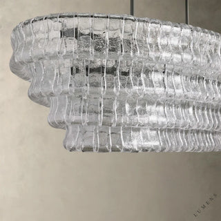 Ghiaccio Oval Chandelier 54’’ 65’’ - chandelier