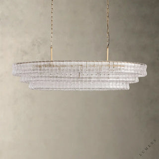 Ghiaccio Oval Chandelier 54’’ 65’’ - chandelier