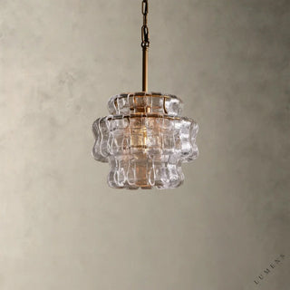 Ghiaccio Pendant - Brass / Clear - Pendant Light