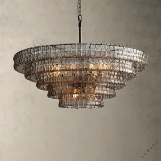Ghiaccio Round Chandelier 36’’ 48’’,60’’ - 48’’ / Bronze / Smoke - chandelier