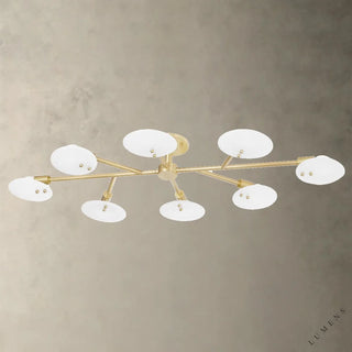 Giselle Semi Flush - Brass - Flush Mount