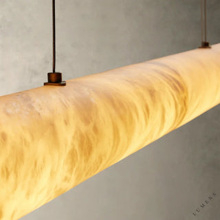 Halima Linear Alabaster Chandelier - chandelier
