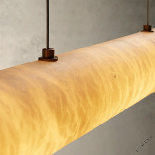Halima Linear Alabaster Chandelier - chandelier