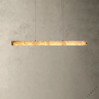 Halima Linear Alabaster Chandelier - 64’’ - chandelier