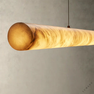 Halima Linear Alabaster Chandelier - chandelier
