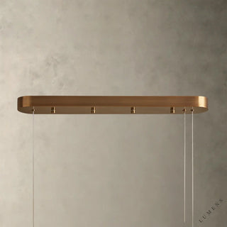 Halima Linear Alabaster Chandelier - chandelier