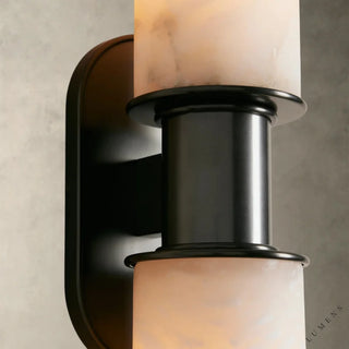 Harlin Double Sconce in Alabaster - wall sconce