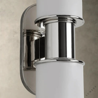 Harlin Double Sconce in Milk - wall sconce