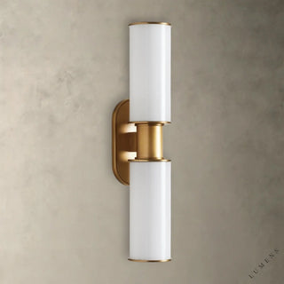 Harlin Double Sconce in Milk - wall sconce
