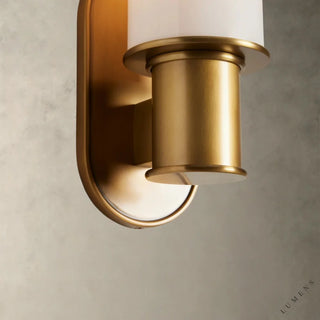 Harlin Sconce in Milk - wall sconce