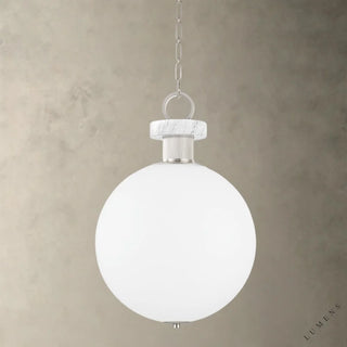 Haru Pendant - 18’’ / Nickel - Pendant Light