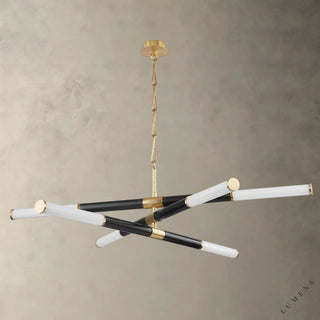 Huntington Chandelier - Brass/Old Bronze - chandelier