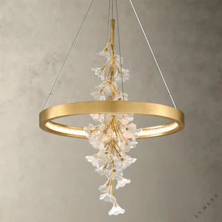Jasmine Chandelier - 28’’ / Brass - chandelier