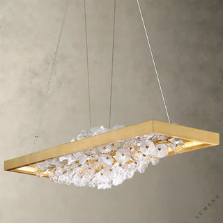 Jasmine Linear - Brass - chandelier