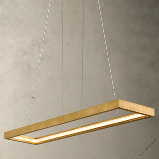Jasmine Linear - Brass - chandelier