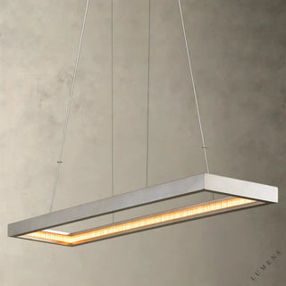 Jasmine Linear - Nickel - chandelier