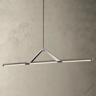 Jonas Linear - Nickel - chandelier