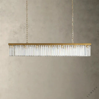 Leyland Rectangular Chandelier - 60’’ / Brass - chandelier
