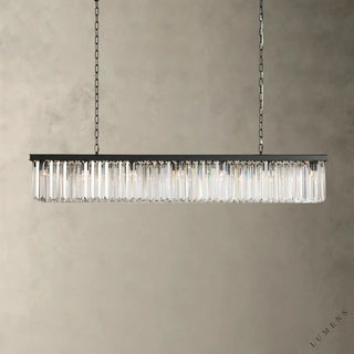 Leyland Rectangular Chandelier - 60’’ / Bronze - chandelier