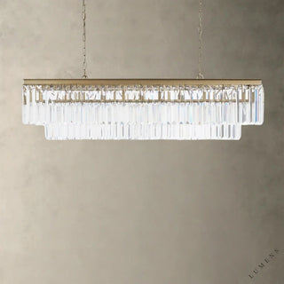 Leyland Tiered Rectangular Chandelier - chandelier