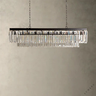 Leyland Tiered Rectangular Chandelier - chandelier
