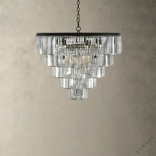 Leyland Tiered Round Chandelier - chandelier