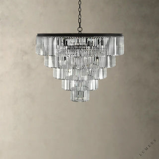Leyland Tiered Round Chandelier - chandelier