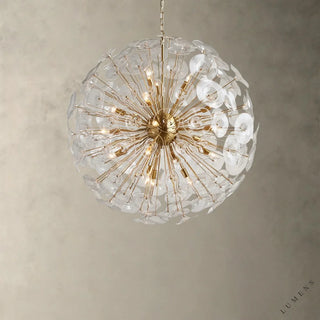 Lily Round Chandelier - 8-Light - chandelier