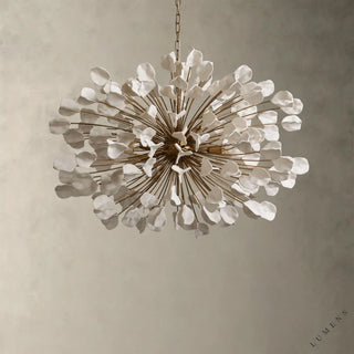 Lunaria Ceramic Chandelier - chandelier