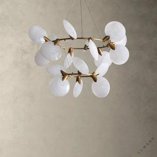 Lyla 2-Tier Round Chandelier - chandelier