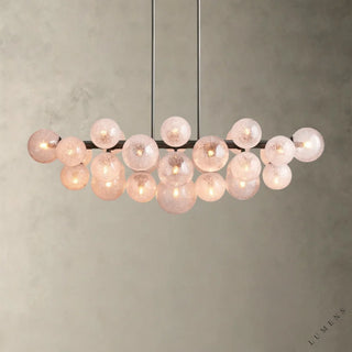 Mandoza Linear Chandelier - Bronze - chandelier