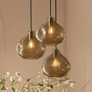 Organic 12’’ Glass Pendant - Pendant Light