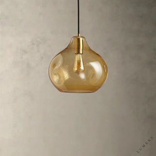 Organic 12’’ Glass Pendant - Pendant Light