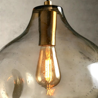 Organic 12’’ Glass Pendant - Pendant Light