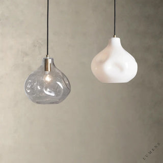 Organic 12’’ Glass Pendant - Pendant Light
