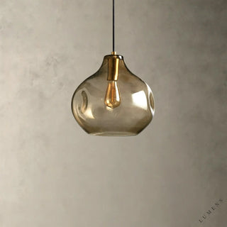Organic 12’’ Glass Pendant - Pendant Light