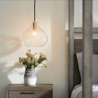 Organic 12’’ Glass Pendant - Pendant Light