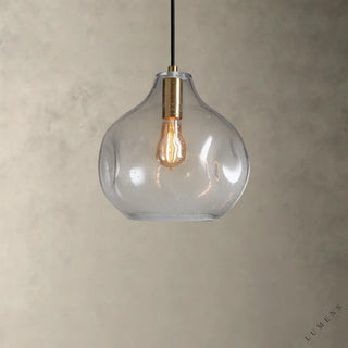 Organic 12’’ Glass Pendant - Pendant Light