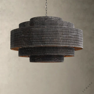 Paloma Chandelier 28’’ 40’’ - 40’’ / Black - chandelier