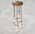 18" / Brass Rain Round Chandelier 18", 36", 47", 60"