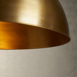 Recycled Metal Dome Pendant 14’’ 24’’ - chandelier