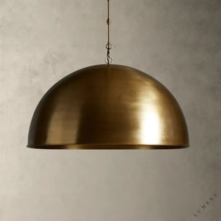 Recycled Metal Dome Pendant 14’’ 24’’ - chandelier