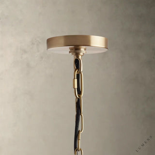 Recycled Metal Dome Pendant 14’’ 24’’ - chandelier