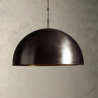 Recycled Metal Dome Pendant 14’’ 24’’ - chandelier
