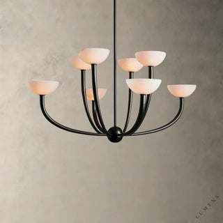 Saguaro Alabaster Chandelier 22’’ 42’’ - 42’’ / Bronze - chandelier