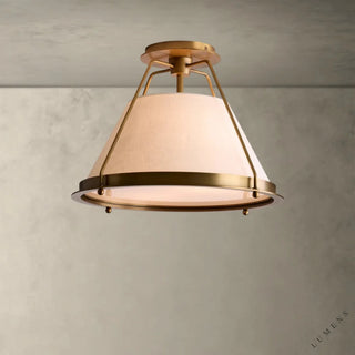Shelton Flush Mount 15’’ 21’’ - 15’’ / Brass - Flush Mount