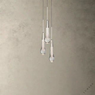 Soltaire Cluster Pendant - Nickel - Pendant Light
